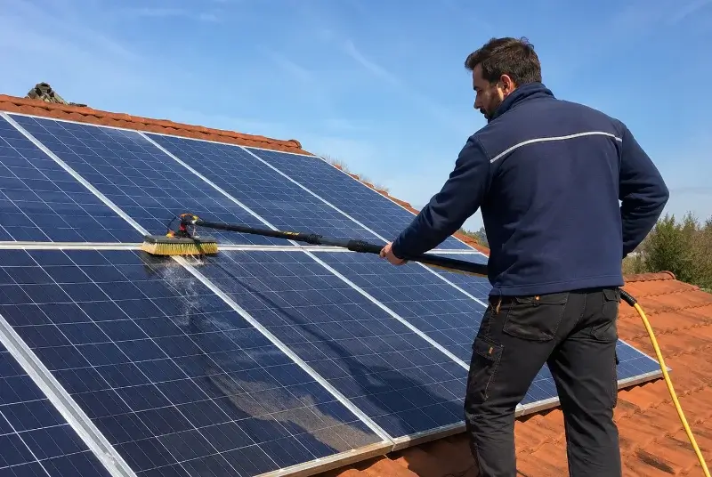 Nettoyage et entretien de panneaux solaires à Saint-Cyr-en-Talmondais